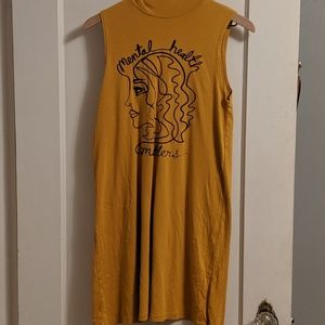 Mock turtleneck dress